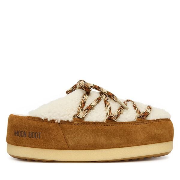 Śniegowce Moon Boot. Brązowe trapery i śniegowce Moon Boot. Za 849.00 zł.