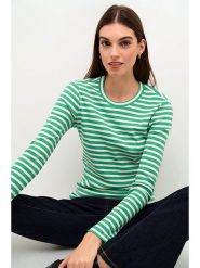 CULTURE Koszulka w kolorze zielonym rozmiar: XL. Zielone bluzki Culture, xl, bez wzorów, bez kołnierzyka, bez ramiączek. Za 98.95 zł.