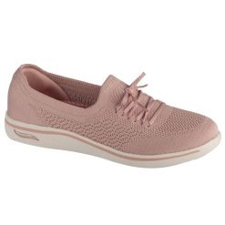 Buty sportowe Sneakersy damskie, On-The-GO Arch Fit Uplift - Florence. Czerwone obuwie sportowe Skechers, bez zapięcia, trekkingowe, Skechers Sport. Za 349.99 zł.