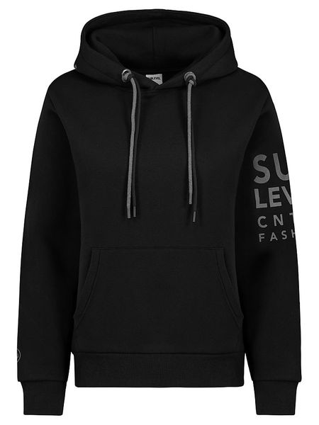 Sublevel Bluza "Mia" w kolorze czarnym rozmiar: XS. Czarne bluzy Sublevel, xs, bez wzorów, z kapturem. Za 129.95 zł.