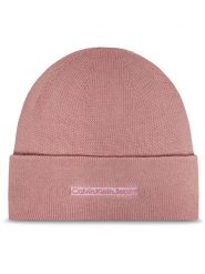 Calvin Klein Czapka Inst Embro K60K612651 Różowy. Czerwone czapki Calvin Klein, bez wzorów, z bawełny. Za 199.99 zł.