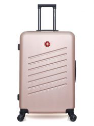 SWISS KOPPER Walizka "Zurich" w kolorze różowozłotym - 47 x 75 x 29 cm rozmiar: onesize. Różowe walizki SWISS KOPPER, bez wzorów. Za 260.99 zł.