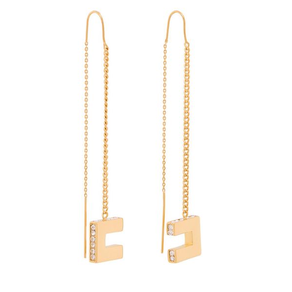 Kolczyki Elisabetta Franchi. Żółte kolczyki Elisabetta Franchi, złote. Za 1,029.00 zł.