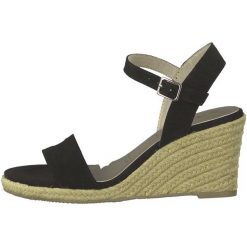 Tamaris sandały damskie 39 czarne. Czarne sandały Tamaris, bez wzorów, eleganckie, bez obcasa, bez zapięcia. Za 169.00 zł.