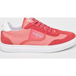 Trussardi Jeans - Buty. Czerwone obuwie sportowe Trussardi Jeans, z gumy, bez zapięcia. W wyprzedaży za 359.90 zł.