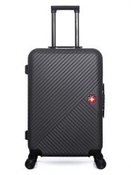 SWISS KOPPER Walizka "Spiez" w kolorze czarnym - 41 x 65 x 26 cm rozmiar: onesize. Czarne walizki SWISS KOPPER, bez wzorów. Za 272.45 zł.