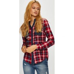 Desigual - Koszula. Czerwone koszule Desigual, s, bez wzorów, z bawełny, casualowe, bez kołnierzyka, bez ramiączek. W wyprzedaży za 249.90 zł.