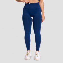 Legginsy damskie fitness bezszwowe granatowe Sculpt Seamless. Legginsy GYMBEAM, s, bez wzorów, z elastanu. Za 113.90 zł.