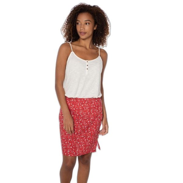 Damski tank top Protest Prtmimizan spaghetti. Białe topy Protest, s, bez wzorów, bez kołnierzyka, bez ramiączek. Za 185.00 zł.