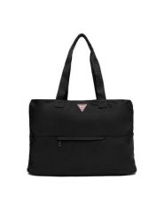 Guess Jeans Torebka CWBEO-GUESS-XC-004-09 Czarny. Czarne shopper Guess Jeans, z aplikacjami, z jeansu, bez dodatków. Za 249.99 zł.
