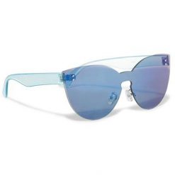ACCCESSORIES 1WA-048-SS20 Niebieski. Niebieskie okulary przeciwsłoneczne ACCCESSORIES, bez wzorów. Za 29.99 zł.