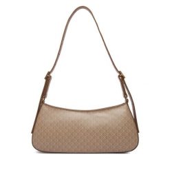 Torebka Calvin Klein. Brązowe torebki klasyczne Calvin Klein, bez wzorów, bez dodatków. Za 449.99 zł.