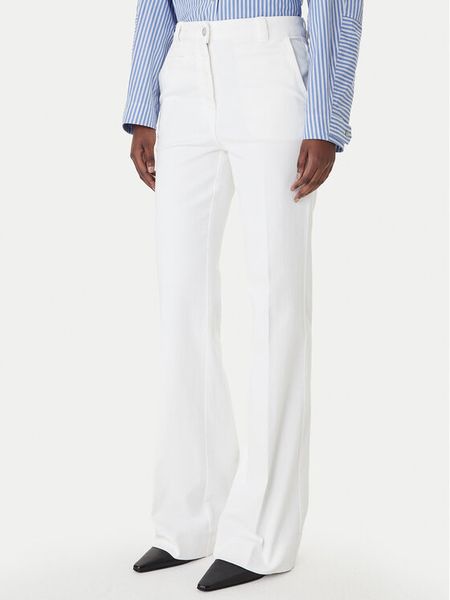 Marella Jeansy Esodo 2613131034 Biały Flare Fit. Białe jeansy Marella, bez wzorów. Za 749.99 zł.