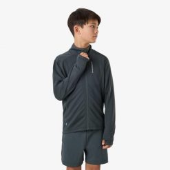 Bluza Polarowa Rozpinana Trening Junior Swedemount Ultra Light Full Zip B. Zielone bluzy SWEDEMOUNT, bez wzorów, z polaru, bez kaptura. Za 169.99 zł.