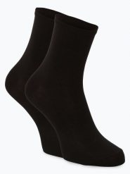Marie Lund Skarpety pakowane po 2 szt. Kobiety Bawełna czarny, 39-42. Czarne skarpety Marie Lund, bez wzorów, z bawełny. Za 29.95 zł.