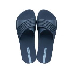 Klapki basenowe damskie Ipanema Street II Fem. Niebieskie klapki Ipanema, bez wzorów, bez obcasa. Za 97.16 zł.