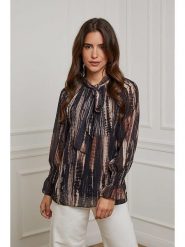 L'armoire de Suzette Bluzka w kolorze czarnym rozmiar: 34/36. Czarne bluzki L'armoire de Suzette, l, bez wzorów, klasyczne, bez kołnierzyka, bez ramiączek. Za 73.99 zł.