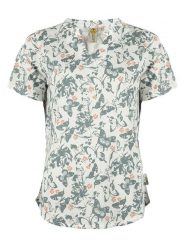 Roadsign Bluzka w kolorze biało-zielonym rozmiar: XXL. Białe bluzki Roadsign, xxl, bez wzorów, z wiskozy, bez kołnierzyka, bez ramiączek. Za 46.95 zł.