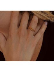 Les Petites Précieuses Pozłacany pierścionek rozmiar: 60. Żółte pierścionki Les Petites Précieuses, pozłacane. Za 104.89 zł.