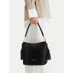 Torebka Lasocki. Czarne torebki klasyczne Lasocki, bez wzorów, bez dodatków. Za 169.99 zł.