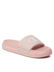 Champion Klapki S11627-PS013 Różowy. Czerwone klapki Champion, bez wzorów, z syntetyku, bez obcasa. Za 99.99 zł.