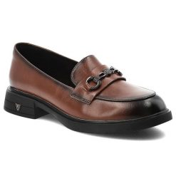 Mokasyny damskie Vinceza, skóra naturalna wsuwany fason klasyczny loafer ozdobna klamra stabilny niski obcas solidna podeszwa, brązowe, 39991. Brązowe mokasyny VINCEZA, bez wzorów, ze skóry, bez obcasa. Za 159.00 zł.