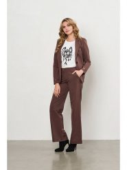 &Co Woman Spodnie "Perrine" w kolorze brązowym rozmiar: 3XL. Brązowe spodnie materiałowe &Co Woman, xl, bez wzorów, z materiału. Za 254.14 zł.