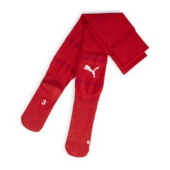 Skarpetki Puma TeamFinal. Czerwone skarpety Puma, bez wzorów, z materiału. Za 124.50 zł.