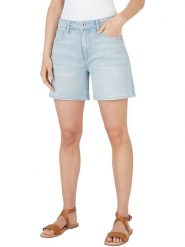 Pepe Jeans Szorty dżinsowe w kolorze błękitnym rozmiar: W27. Niebieskie szorty Pepe Jeans, z aplikacjami, z jeansu, klasyczne, z podwyższonym stanem. Za 105.63 zł.