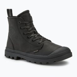 Buty Palladium Pampa ZIP LTH ESS black. Czarne trekkingi Palladium, trekkingowe. Za 509.99 zł.