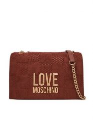 LOVE MOSCHINO Torebka JC4122PP0NKB120A Brązowy. Brązowe torebki klasyczne Love Moschino, bez wzorów, ze skóry, bez dodatków. Za 1,019.00 zł.