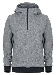 Elkline Bluza polarowa "Smile" w kolorze antracytowym rozmiar: 36. Czarne bluzy Elkline, bez wzorów, z polaru, z kapturem. Za 136.78 zł.