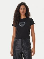 HUGO T-Shirt Dichroma_B 50560769 Czarny Slim Fit. Czarne t-shirty Hugo, xs, bez wzorów, z bawełny, bez kołnierzyka, bez ramiączek. Za 199.99 zł.