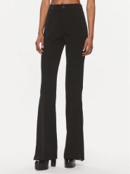 Liu Jo Spodnie materiałowe WA4068 T7896 Czarny Wide Leg. Czarne spodnie materiałowe Liu Jo, bez wzorów, z materiału. Za 669.99 zł.