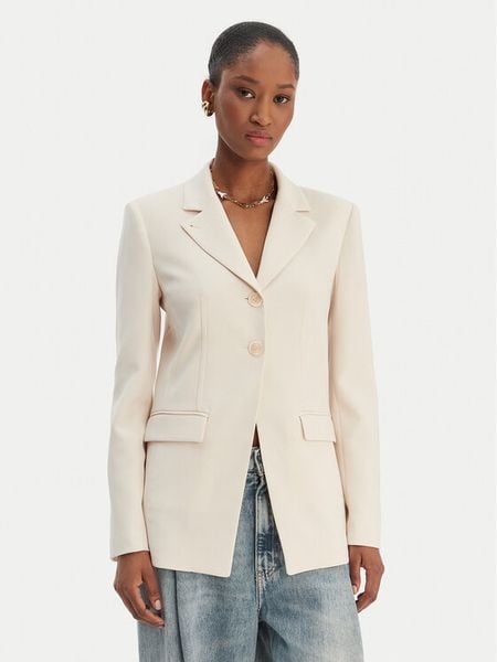 Patrizia Pepe Marynarka 8S0559/A6F5-W409 Écru Regular Fit. Marynarki i żakiety Patrizia Pepe, s, bez wzorów, z syntetyku. Za 1,859.00 zł.