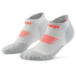 Damskie skarpety kompresyjne do biegania stopki sportowe Core Run. Szare skarpety CEP, bez wzorów, z elastanu. Za 74.00 zł.