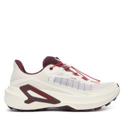 Buty do biegania Salomon. Brązowe obuwie sportowe Salomon, bez zapięcia, do biegania. Za 649.99 zł.