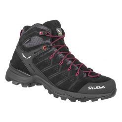 Buty Trekkingowe Damskie Salewa Alp Mate Mid Ptx. Czarne trekkingi Salewa, z gumy. Za 609.99 zł.
