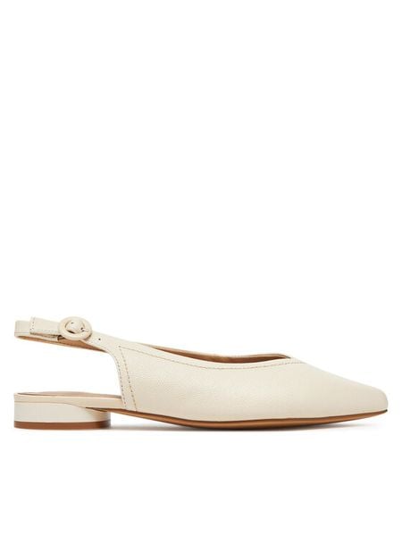 Lasocki Baleriny WYL4048-3Z Écru. Baleriny Lasocki, bez wzorów, ze skóry, bez obcasa. Za 179.99 zł.