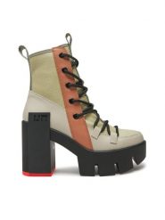 United Nude Botki Grip Explorer Mid 1088382754 Beżowy. Brązowe botki United Nude, bez wzorów, z materiału, bez obcasa, na słupku, bez zapięcia. Za 1,749.00 zł.