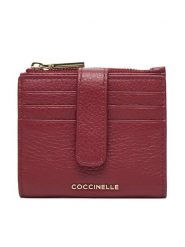 Coccinelle Mały Portfel Damski E2 MW5 11 F7 01 Bordowy. Czerwone portfele Coccinelle, bez wzorów, ze skóry. Za 499.99 zł.