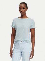 Marella Bluzka Accorta 2615971052 Błękitny Regular Fit. Niebieskie bluzki Marella, m, bez wzorów, z wiskozy, bez kołnierzyka, bez ramiączek. Za 199.99 zł.