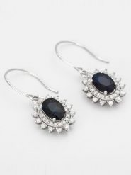 CARATELLI Złote kolczyki "Stellaire" z diamentami rozmiar: onesize. Niebieskie kolczyki CARATELLI, z diamentem, złote, z zapięciem typu bigiel. Za 2,069.46 zł.