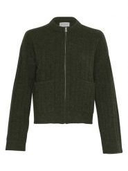 MOSS COPENHAGEN Kardigan w kolorze zielonym rozmiar: S/M. Zielone kardigany Moss Copenhagen, m, bez wzorów. Za 316.95 zł.
