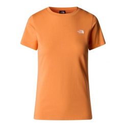 The North Face Koszulka S/S Simple Dome Nf0A87Nh0To. Brązowe koszulki sportowe The North Face, bez wzorów, bez ramiączek. Za 98.99 zł.