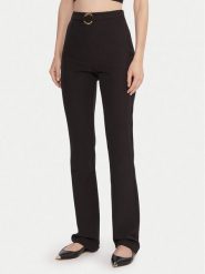Just Cavalli Spodnie materiałowe 79PAA131 N0626 Czarny Flare Fit. Czarne spodnie materiałowe Just Cavalli, bez wzorów, z materiału. Za 1,129.00 zł.