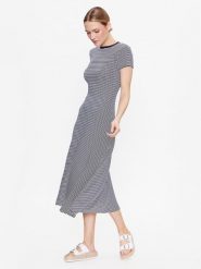 Polo Ralph Lauren Sukienka codzienna 211892669001 Granatowy Regular Fit. Niebieskie sukienki Polo Ralph Lauren, na co dzień, s, bez wzorów, z bawełny, bez kołnierzyka, bez ramiączek, proste. Za 799.99 zł.