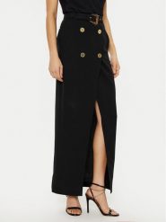 Versace Jeans Couture Spódnica maxi 78HAE802 N0432 Czarny Regular Fit. Czarne spódnice Versace Jeans Couture, bez wzorów, z jeansu, maxi. Za 959.99 zł.