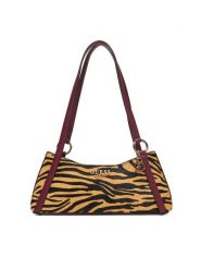 Guess Torebka HWZG75 29180 Beżowy. Brązowe torebki klasyczne Guess, z aplikacjami, ze skóry, bez dodatków. Za 679.99 zł.