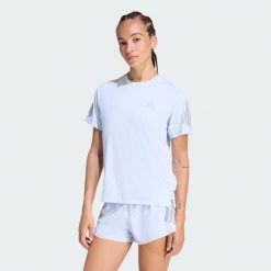 Koszulka adi365 CLIMACOOL. Niebieskie bluzki Adidas, bez wzorów, sportowe, bez kołnierzyka, bez ramiączek. Za 149.00 zł.